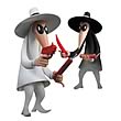 Mad Magazine Spy vs. Spy Vinyl Statue 2-Pack